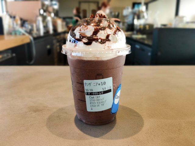 ホワイトモカシロップ追加