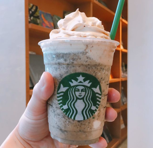 スタバ【コーヒークリームフラペチーノ】カスタマイズ、カロリー