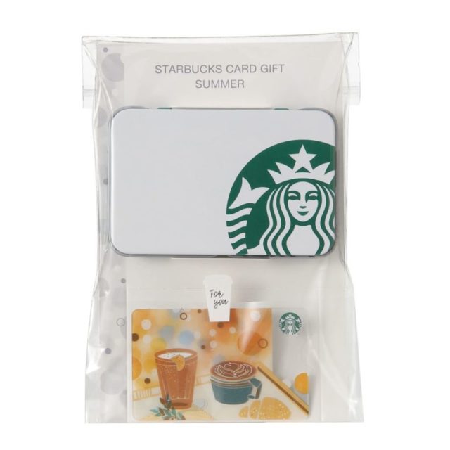 スタバギフトのおすすめ商品はメッセージカードセット+ティー関連