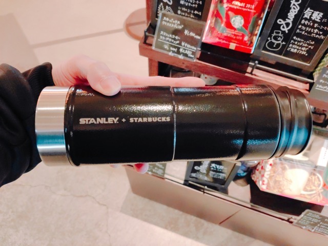 ワンハンドステンレスタンブラーSTANLEYマットブラック473ml