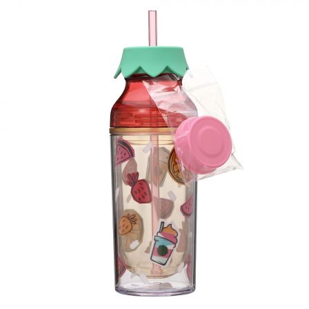 ダブルウォールサニーボトルストロベリー&フルーツ473ml ¥2,800