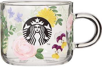 耐熱グラスマグフローラル 355ml