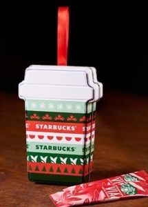 スターバックス ヴィア® クリスマスブレンド オーナメントレッドカップ