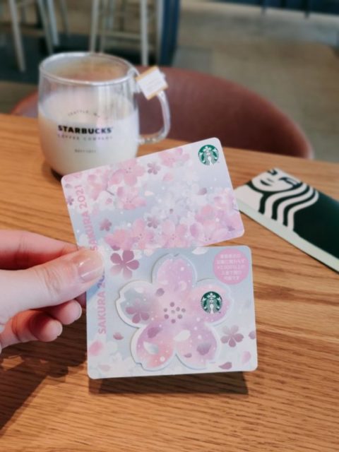 ミニ スターバックス カード SAKURA ピンクブレス