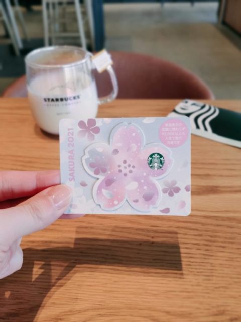ミニ スターバックス カード SAKURA ピンクブレス