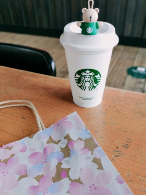 リユーザブルカップ専用ドリンクホールキャップベアリスタ & リユーザブルカップ３５５ｍｌ