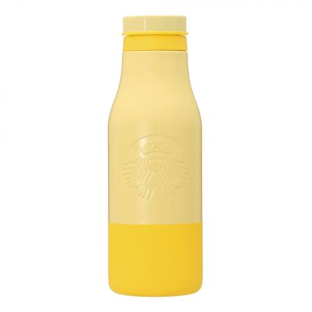 ステンレスロゴボトルバイカラーイエロー473ml