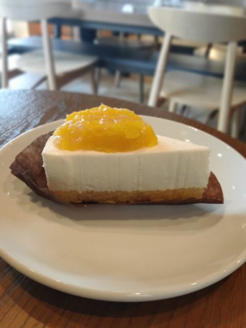 オレンジ＆レアチーズケーキ