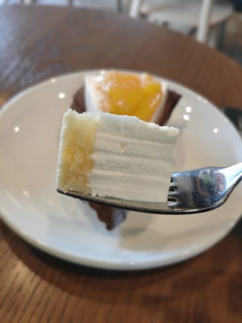 オレンジ＆レアチーズケーキ