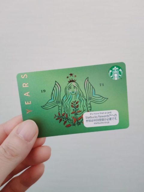 スターバックス カード アニバーサリーブレンド50th