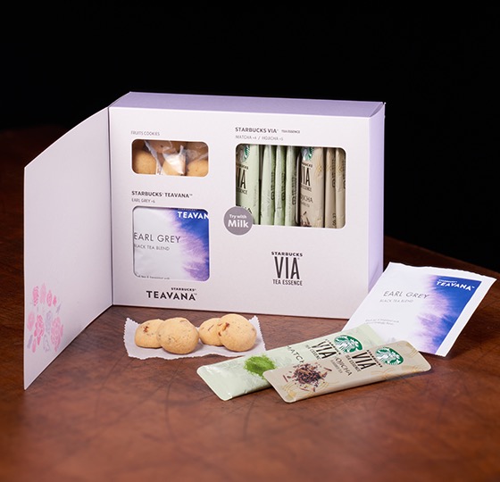 スターバックス® ティバーナ™ & スターバックス ヴィア® & クッキー アソート ギフトボックス