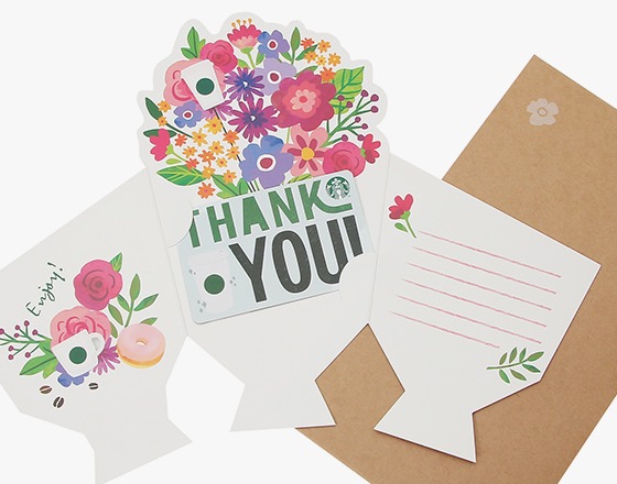 スターバックス カード ギフト Thank you レッド（入金済み）