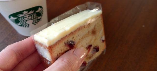 【スタバフード】アップル＆ベリーパウンドケーキの感想・カロリー・糖質