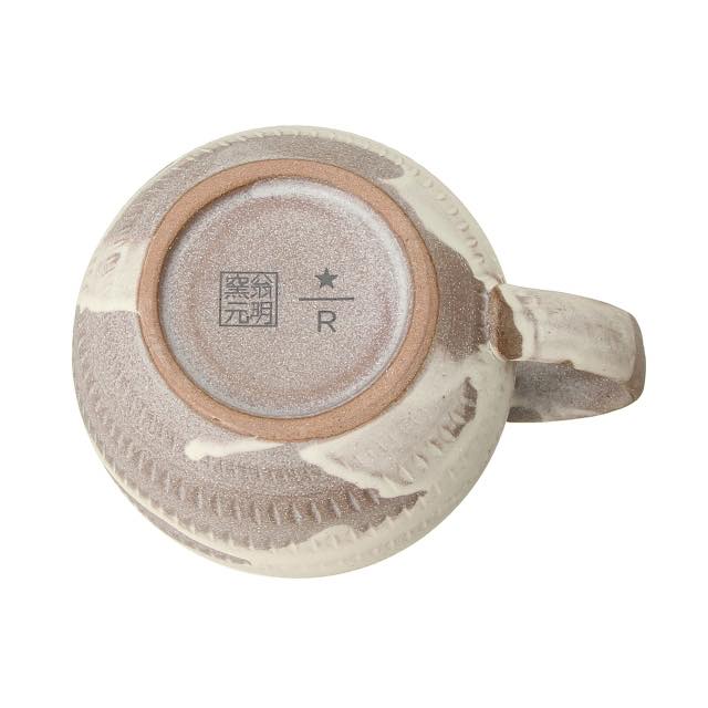 JIMOTO made + 筑前マグ 翁明窯元 飛び鉋 414ml