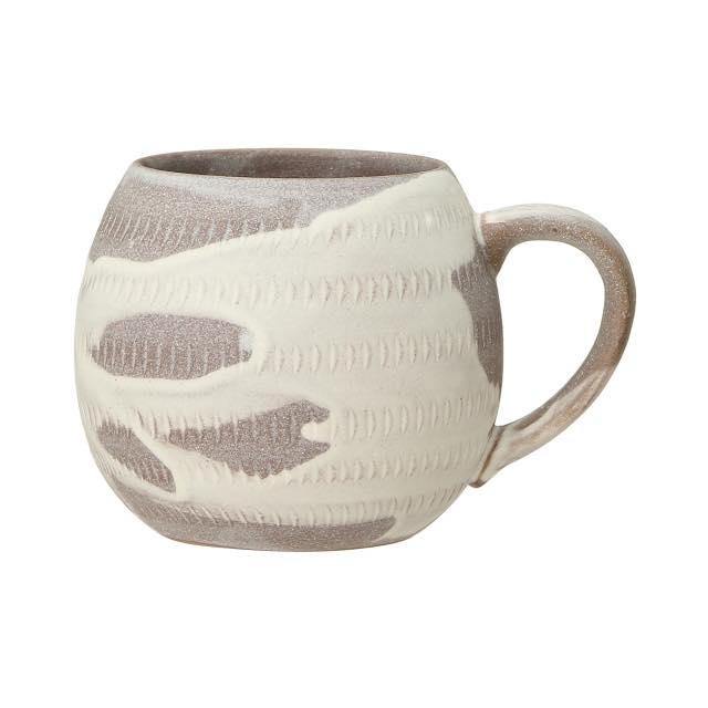 JIMOTO made + 筑前マグ 翁明窯元 飛び鉋 414ml