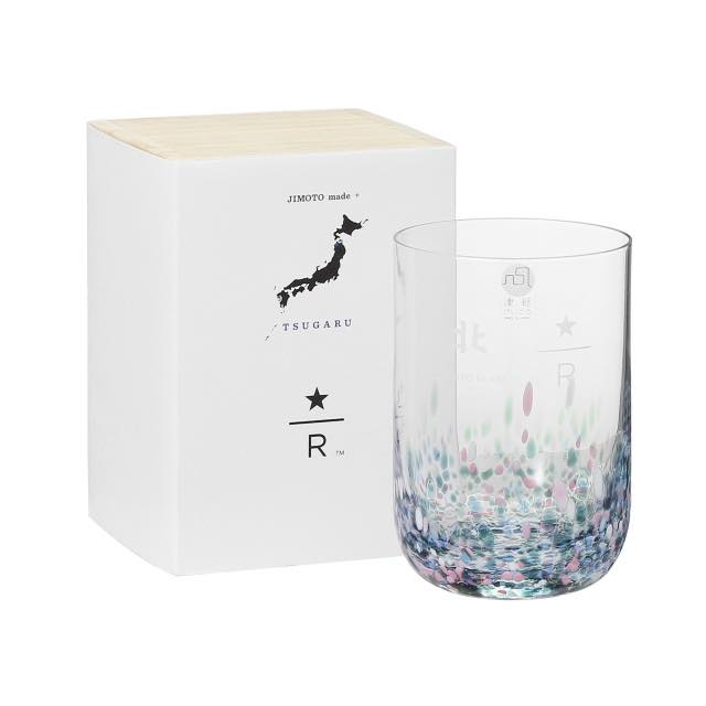 JIMOTO made + 津軽びいどろ 夜桜 330ml