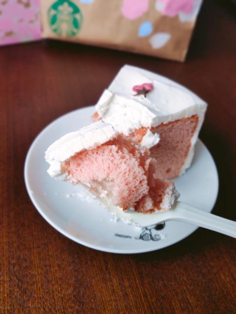 さくらシフォンケーキ