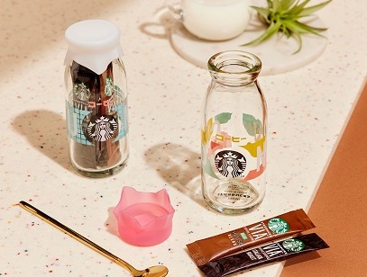 コーヒーGYU-NEW瓶 ＆ スターバックスヴィア® アソート6本入り（ブルー／ピンク）