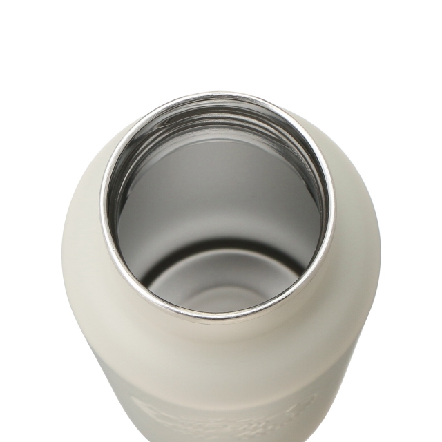 ハンドルリッドステンレスロゴボトルマットベージュ473ml