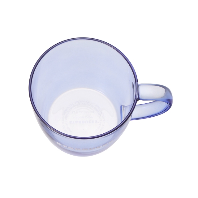 耐熱グラスマグブルー355ml