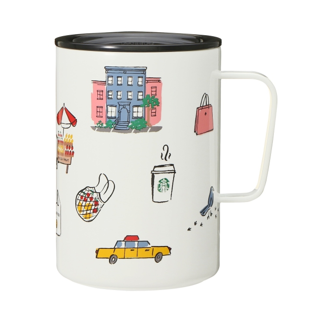 ステンレスマグ kate spade New York Cityscape 473ml