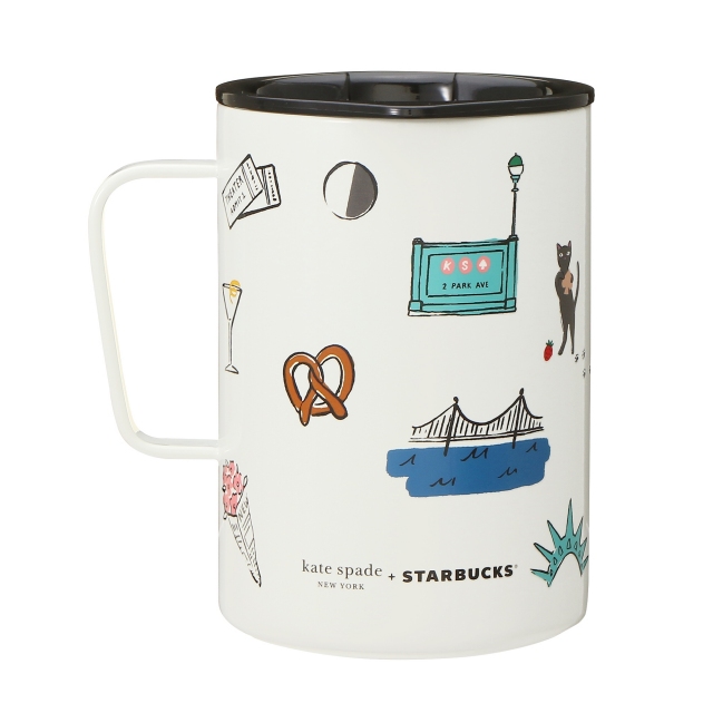 ステンレスマグ kate spade New York Cityscape 473ml