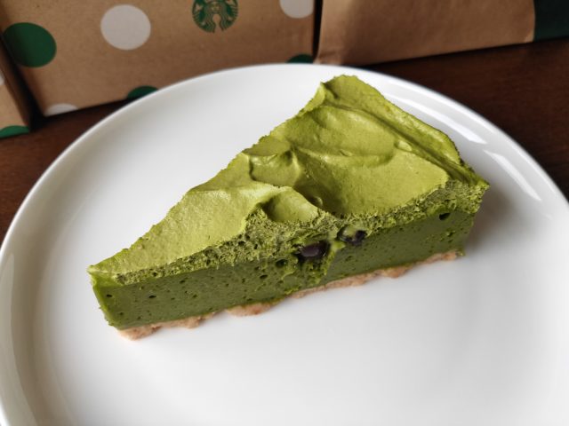【スタバフード】アーモンドミルクの抹茶ムースの感想・カロリー・糖質を紹介！