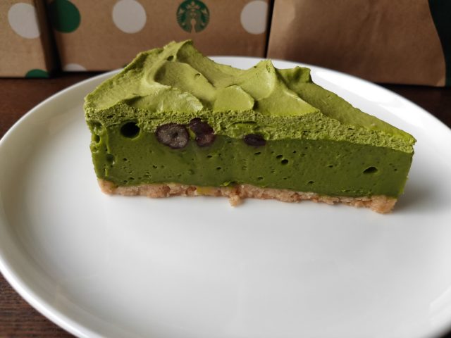 【スタバフード】アーモンドミルクの抹茶ムースの感想・カロリー・糖質を紹介！