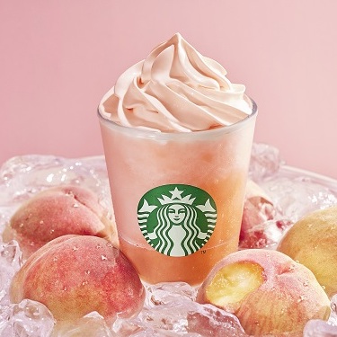 桃MOREフラペチーノ