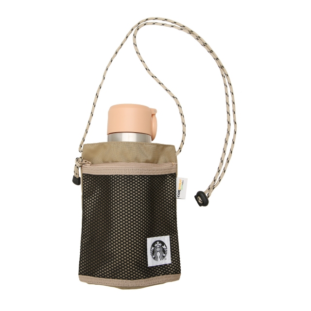 CORDURA® Eco Fabric ボトルサコッシュ ベージュ