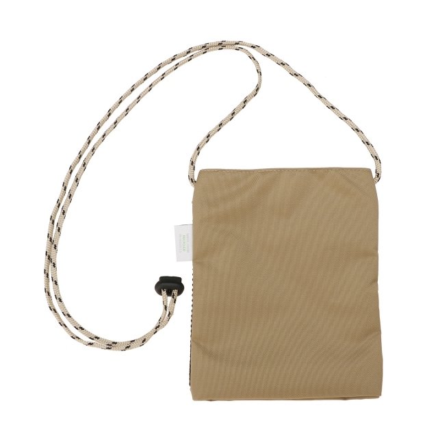 CORDURA® Eco Fabric ボトルサコッシュ ベージュ