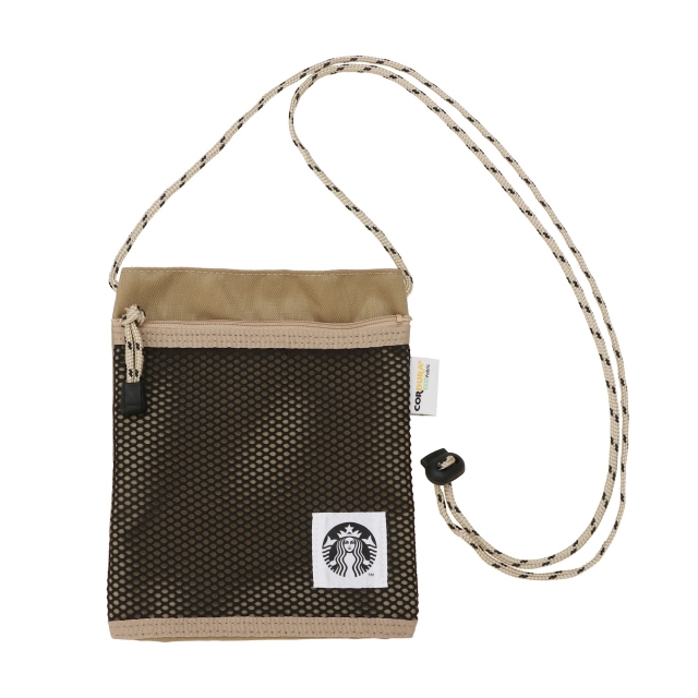 CORDURA® Eco Fabric ボトルサコッシュ ベージュ