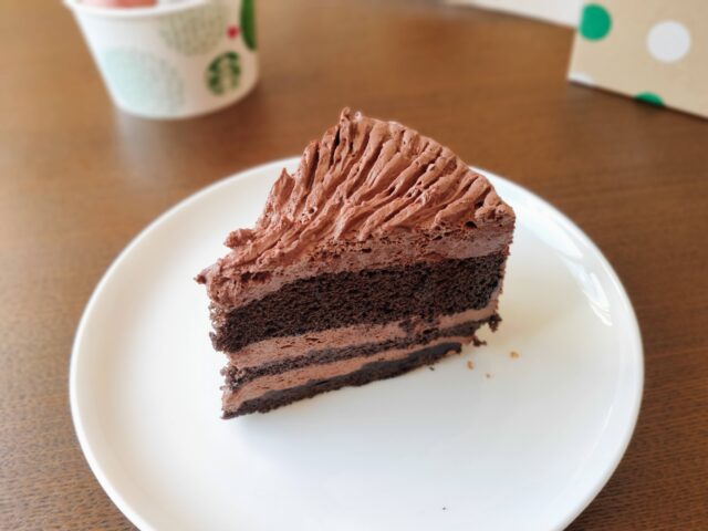 【スタバフード】チョコレートケーキの感想とカロリー・糖質を紹介!